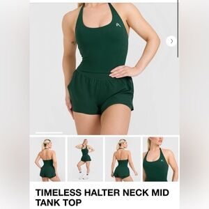 Oner Active Forest Green Halter Tank